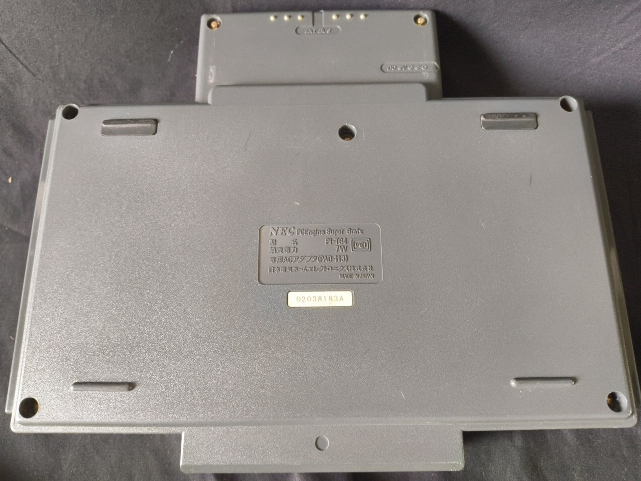 NEC PC Engine SuperGrafx TurboGrafx-16 PI-TG4 Console and Pad set, working-h0314