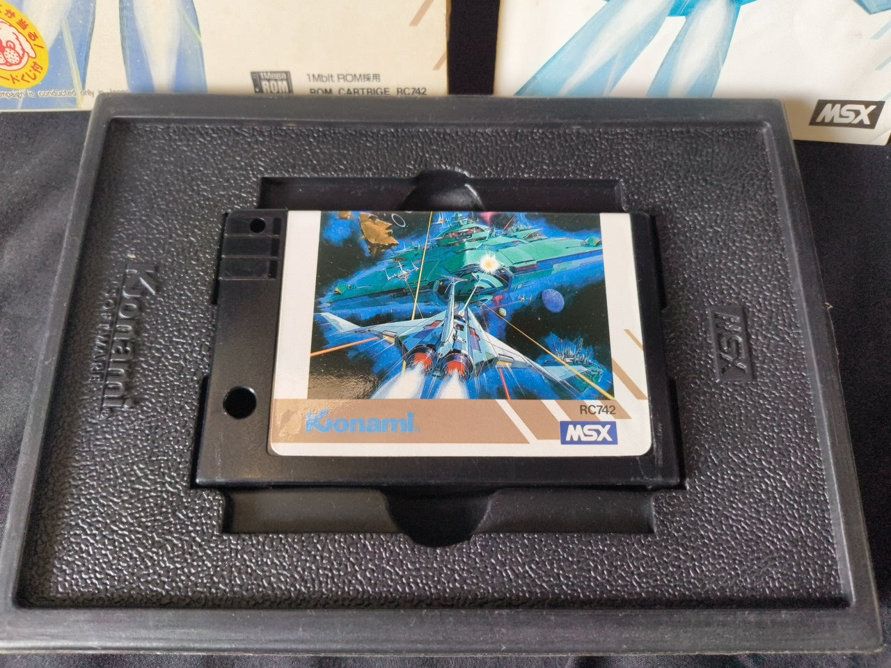 GRADIUS NEMESIS MSX/MSX2 Game Cartridge, Manual and Boxed set tested-h0314-