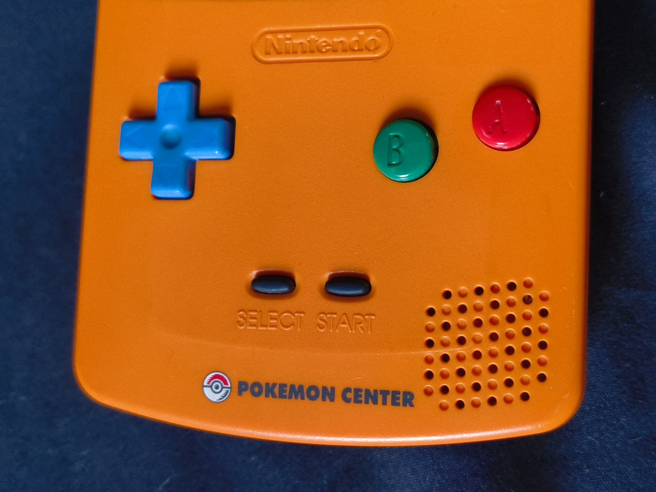 Nintendo Gameboy Color Pokemon Limited edition Orange color console -h0314-