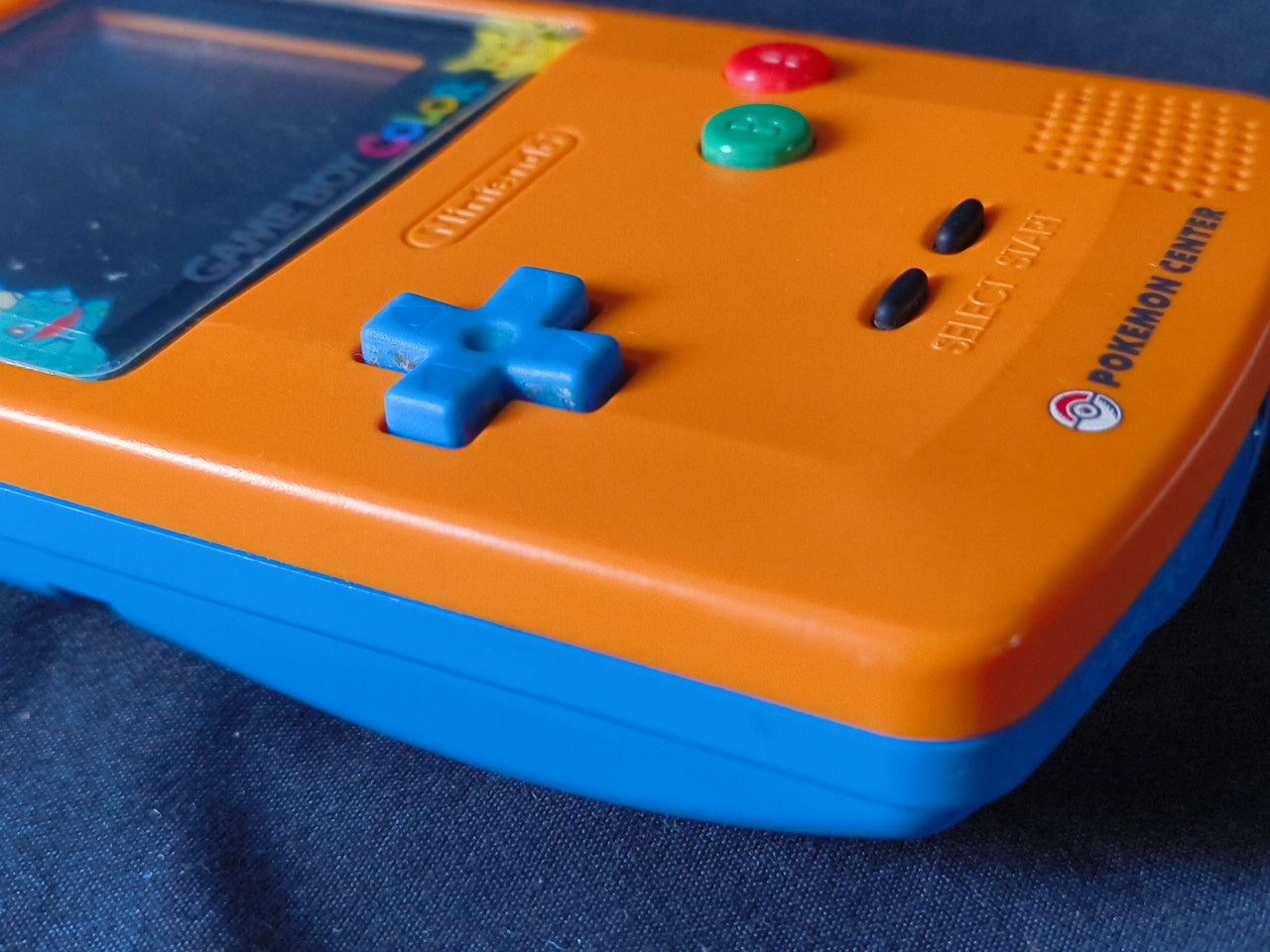 Nintendo Gameboy Color Pokemon Limited edition Orange color console -h0314-