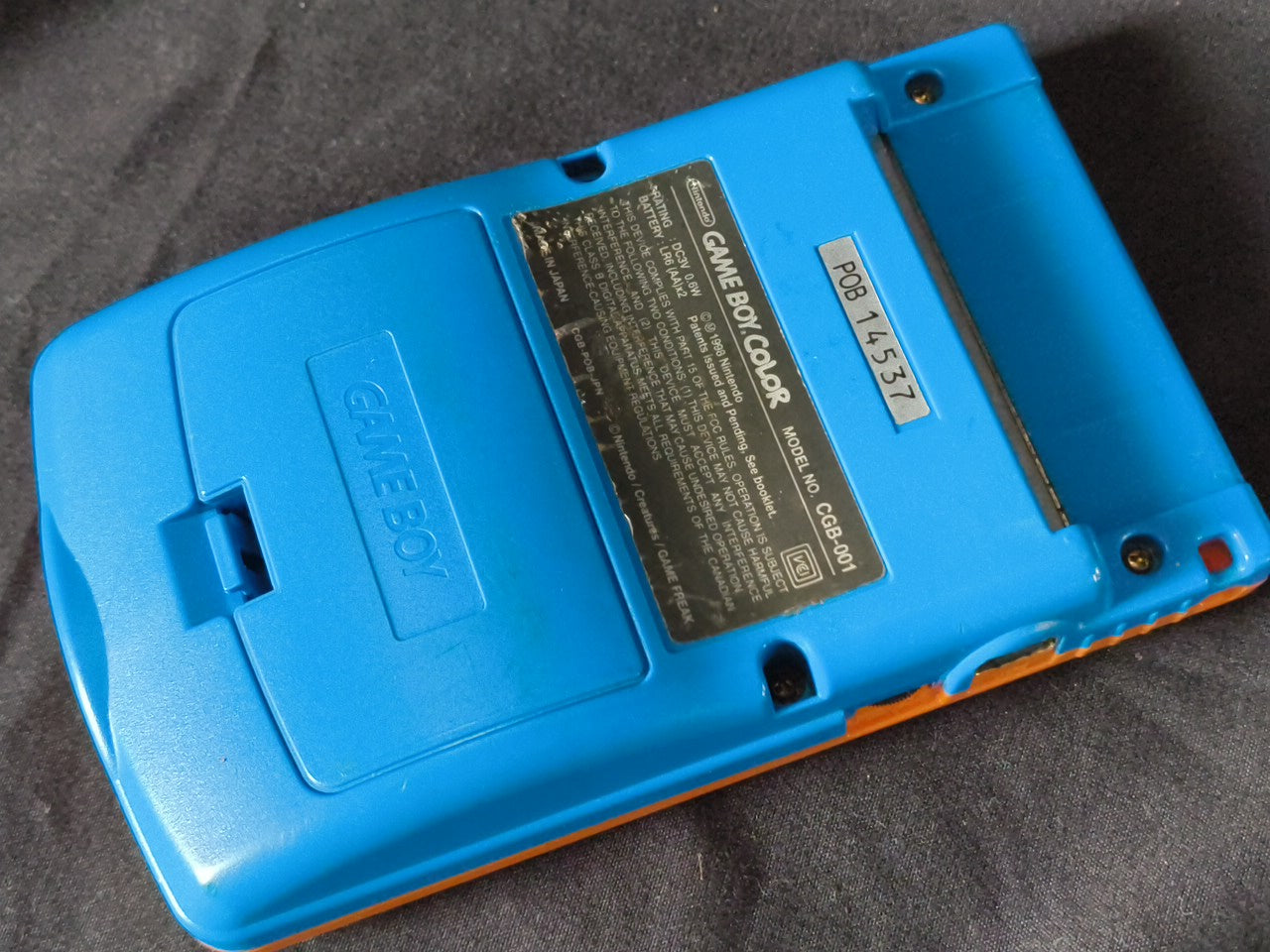 Nintendo Gameboy Color Pokemon Limited edition Orange color console -h0314-