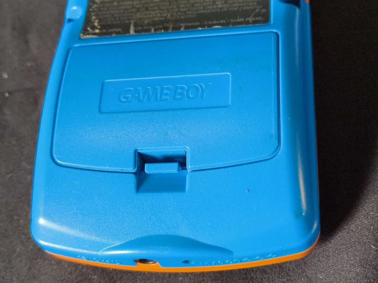 Nintendo Gameboy Color Pokemon Limited edition Orange color console -h0314-