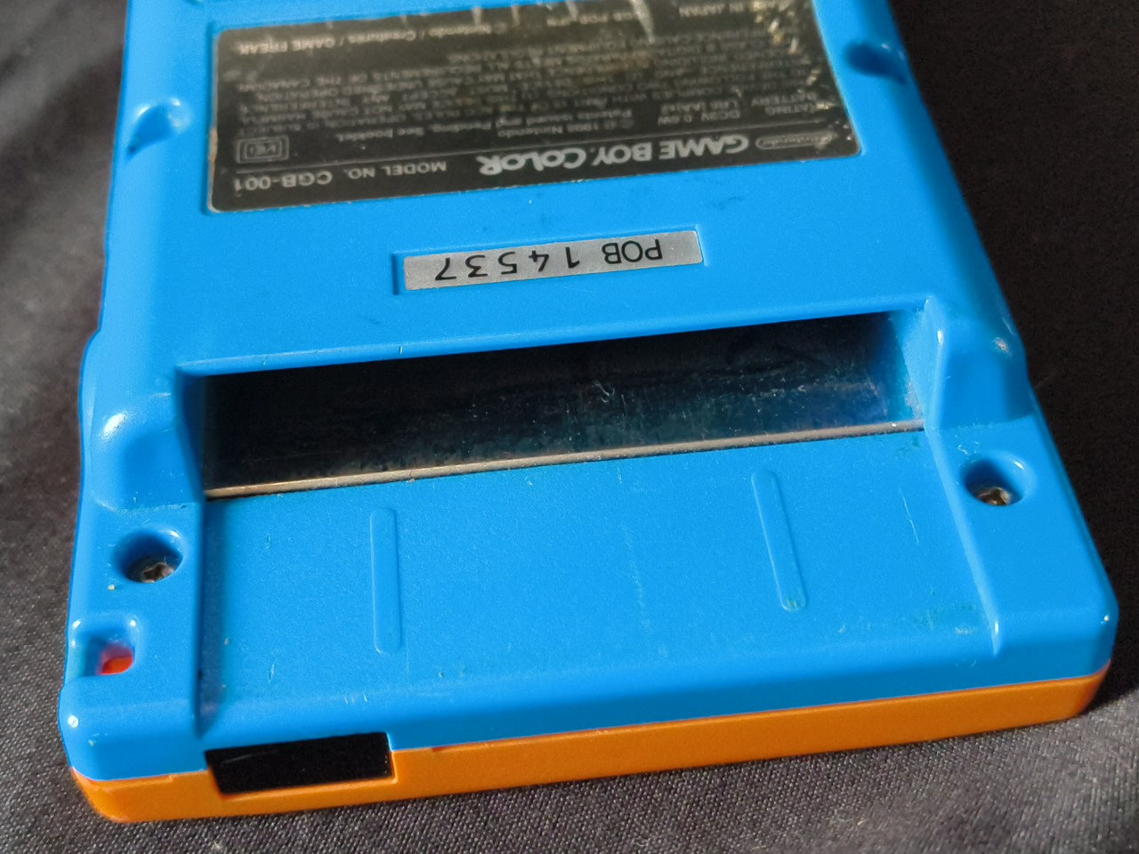 Nintendo Gameboy Color Pokemon Limited edition Orange color console -h0314-