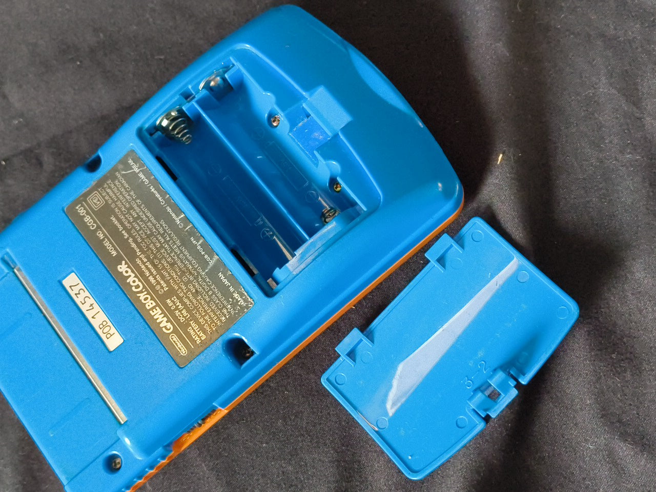 Nintendo Gameboy Color Pokemon Limited edition Orange color console -h0314-