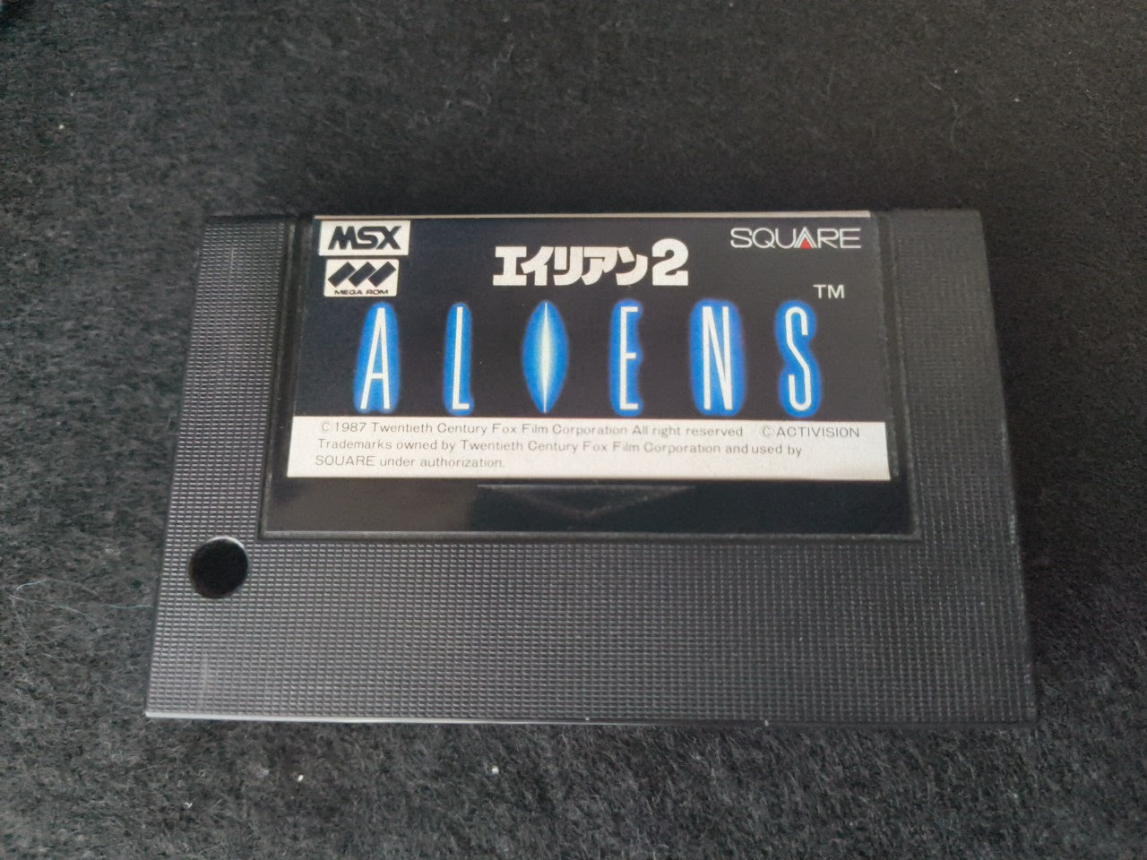 ALIENS 2 MSX/MSX2 Game Cartridge, w/Manual, Box set Working-h0315-