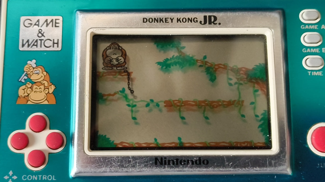 Broken/JUNK  Nintendo Game & Watch Donkey Kong Jr. handheld Game-h0317-