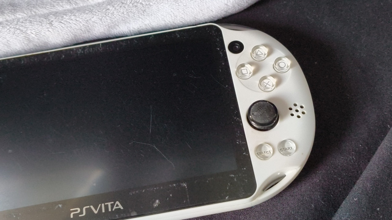 SONY PS Vita PCH-2000 Glacier White Console 1GB, w/Manual Box set,Working-h0317-