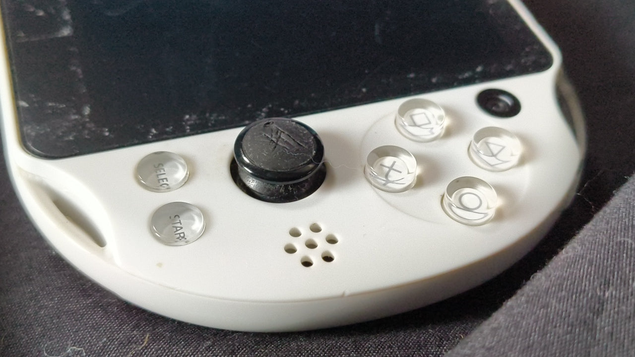 SONY PS Vita PCH-2000 Glacier White Console 1GB, w/Manual Box set,Working-h0317-