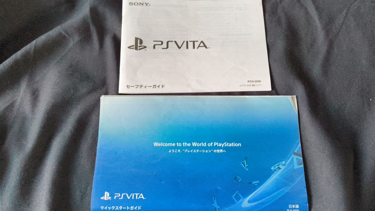 SONY PS Vita PCH-2000 Glacier White Console 1GB, w/Manual Box set,Working-h0317-