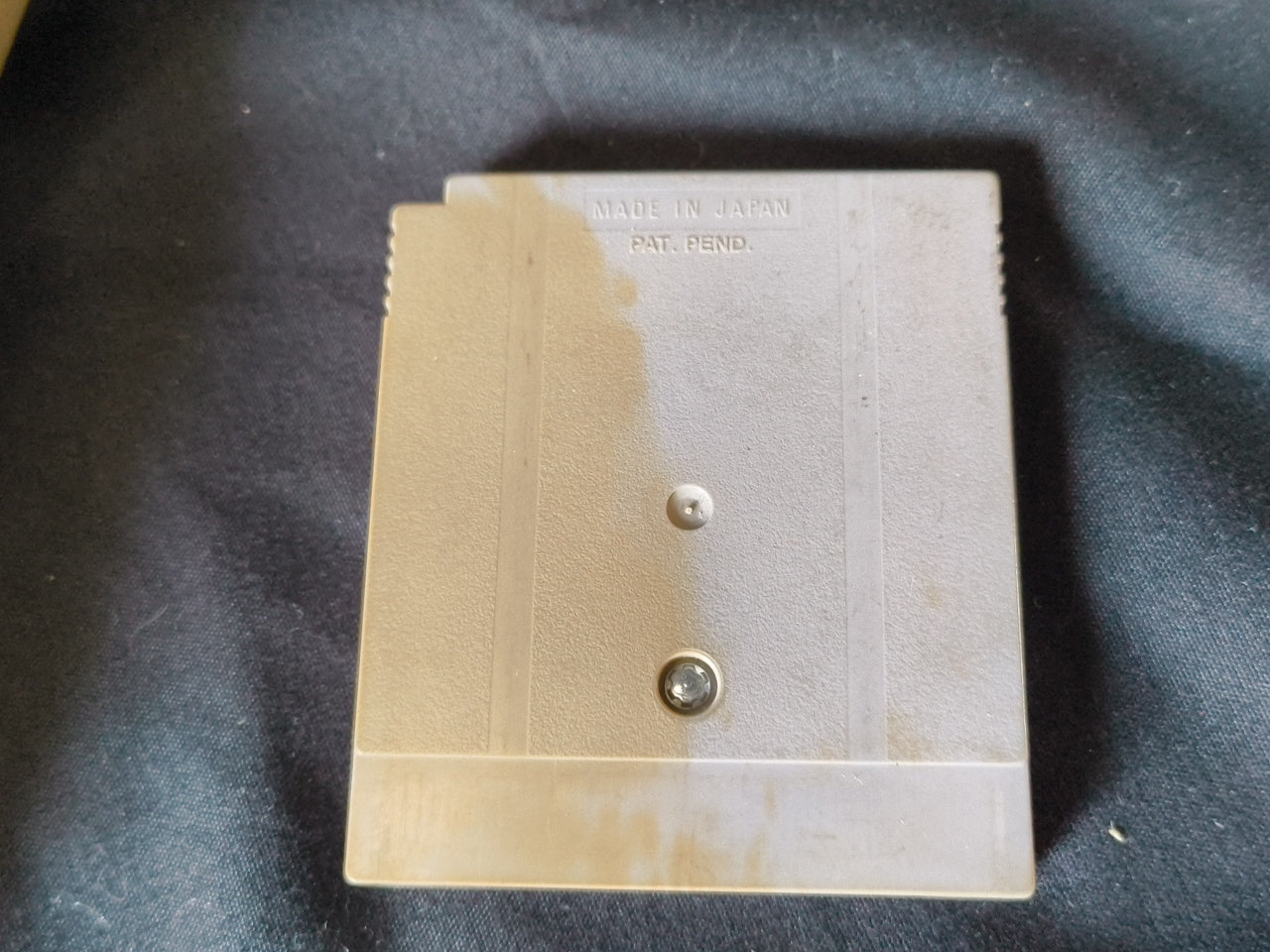 Used, Nintendo Gameboy Light Gold color console MGB-101 w/Game, Working-h0321-1