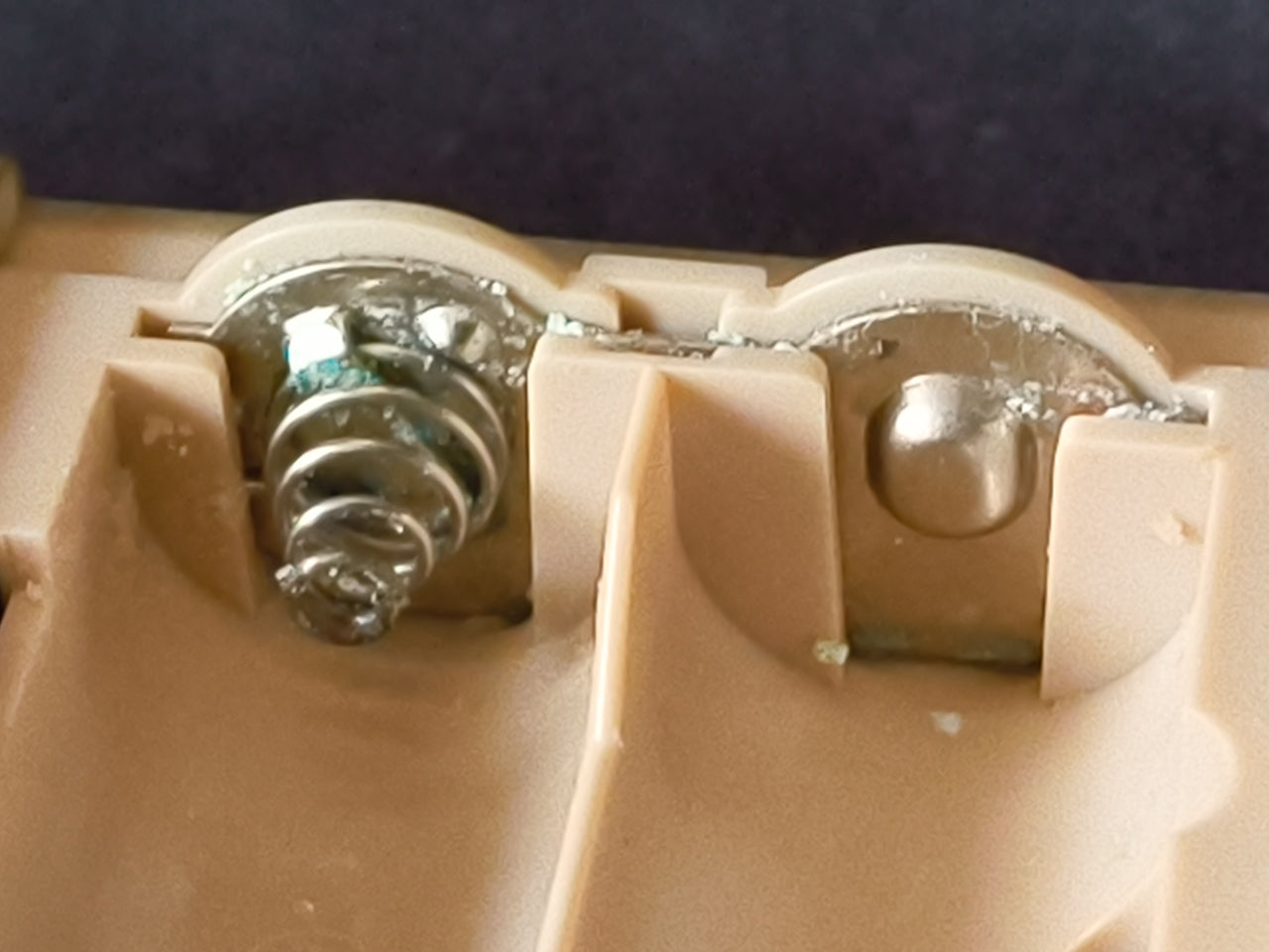 Used, Nintendo Gameboy Light Gold color console MGB-101 w/Game, Working-h0321-1