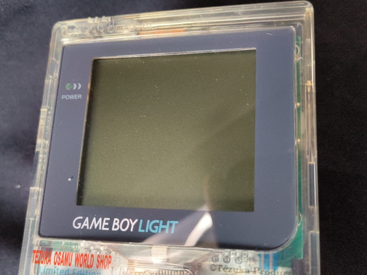 Nintendo Gameboy Light Limited ASTRO BOY Clear Edition console, Working-h0321-