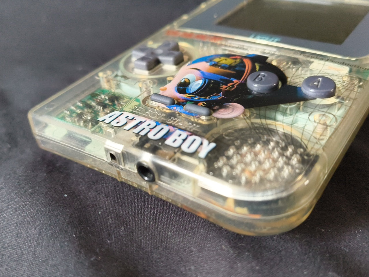 Nintendo Gameboy Light Limited ASTRO BOY Clear Edition console, Working-h0321-