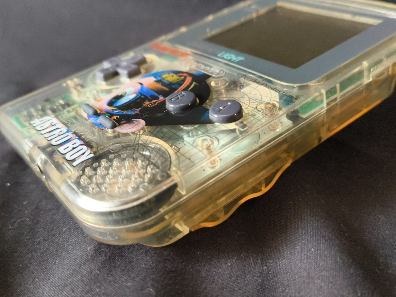 Nintendo Gameboy Light Limited ASTRO BOY Clear Edition console, Working-h0321-