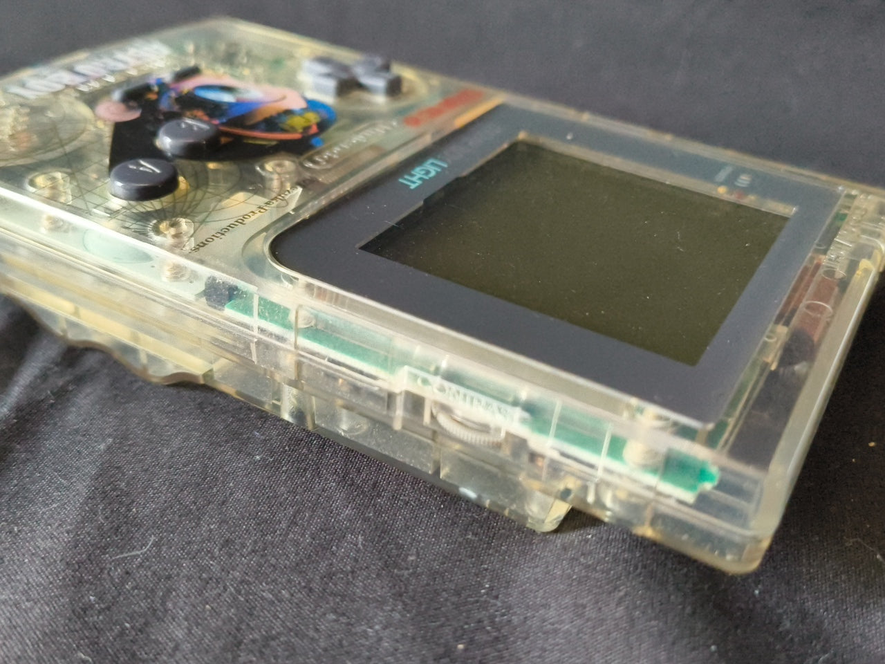 Nintendo Gameboy Light Limited ASTRO BOY Clear Edition console, Working-h0321-