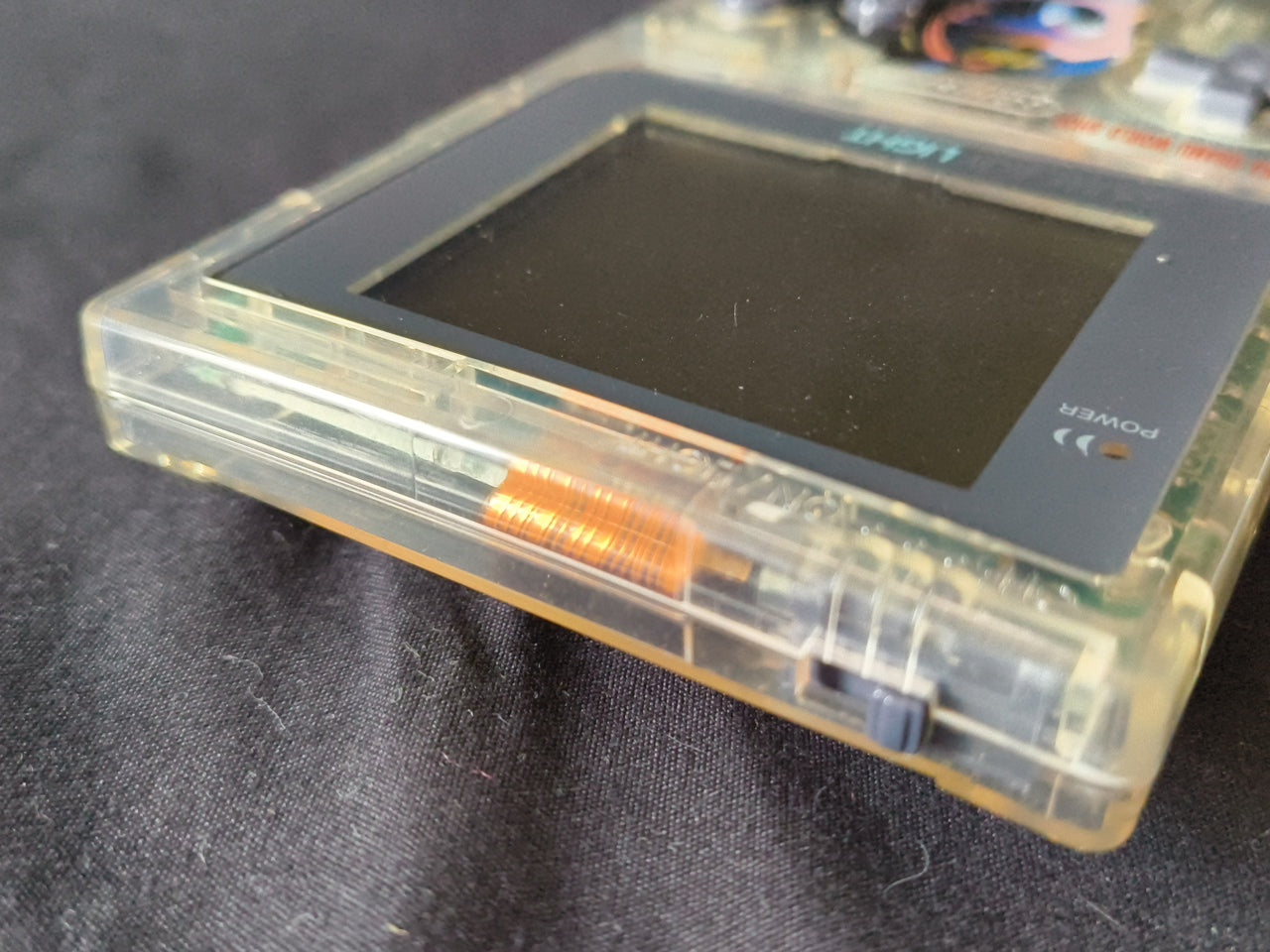 Nintendo Gameboy Light Limited ASTRO BOY Clear Edition console, Working-h0321-