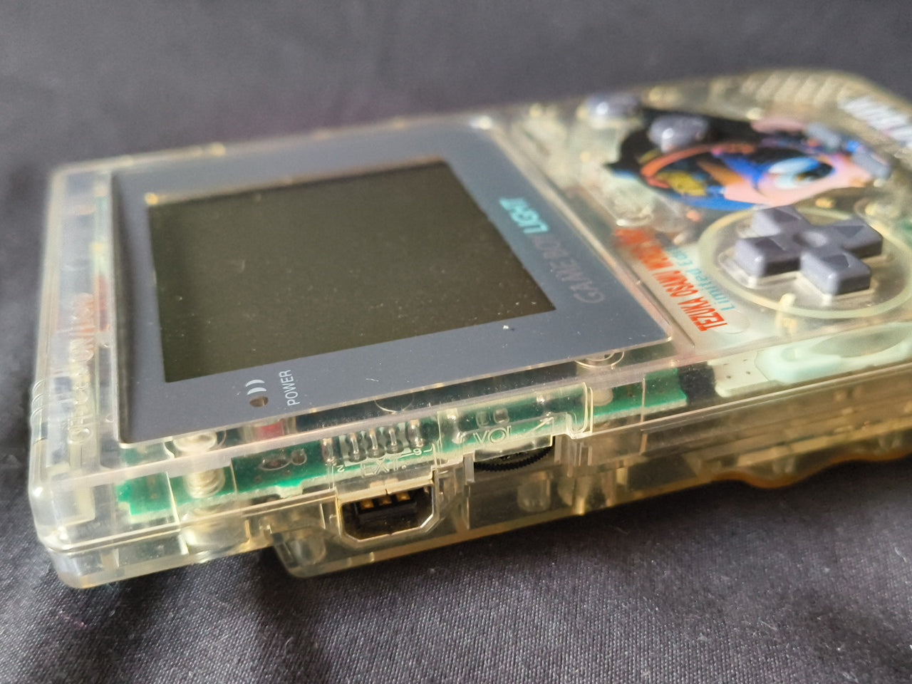 Nintendo Gameboy Light Limited ASTRO BOY Clear Edition console, Working-h0321-