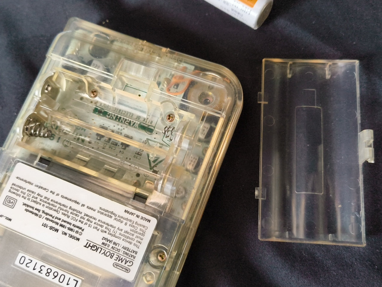 Nintendo Gameboy Light Limited ASTRO BOY Clear Edition console, Working-h0321-