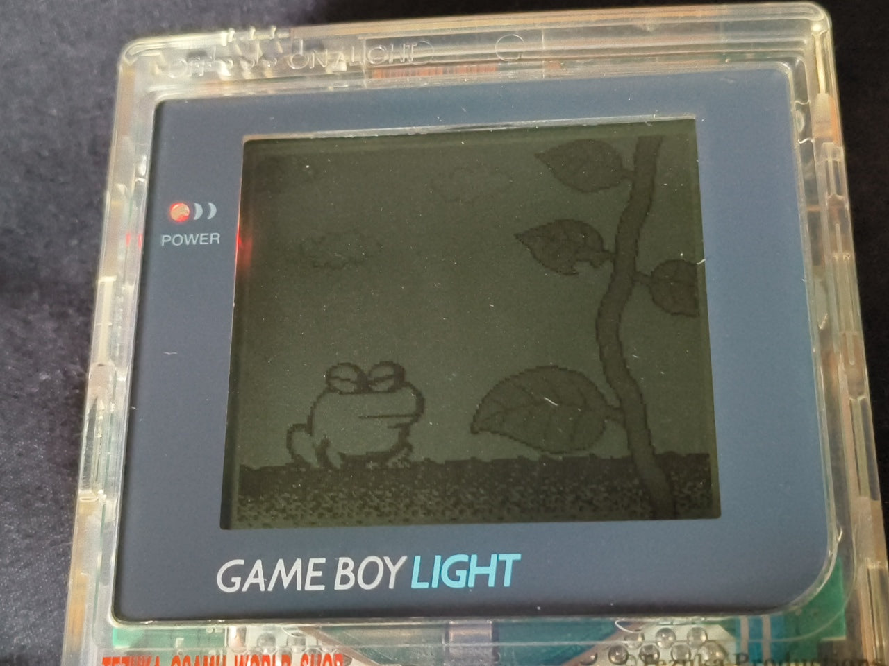 Nintendo Gameboy Light Limited ASTRO BOY Clear Edition console, Working-h0321-