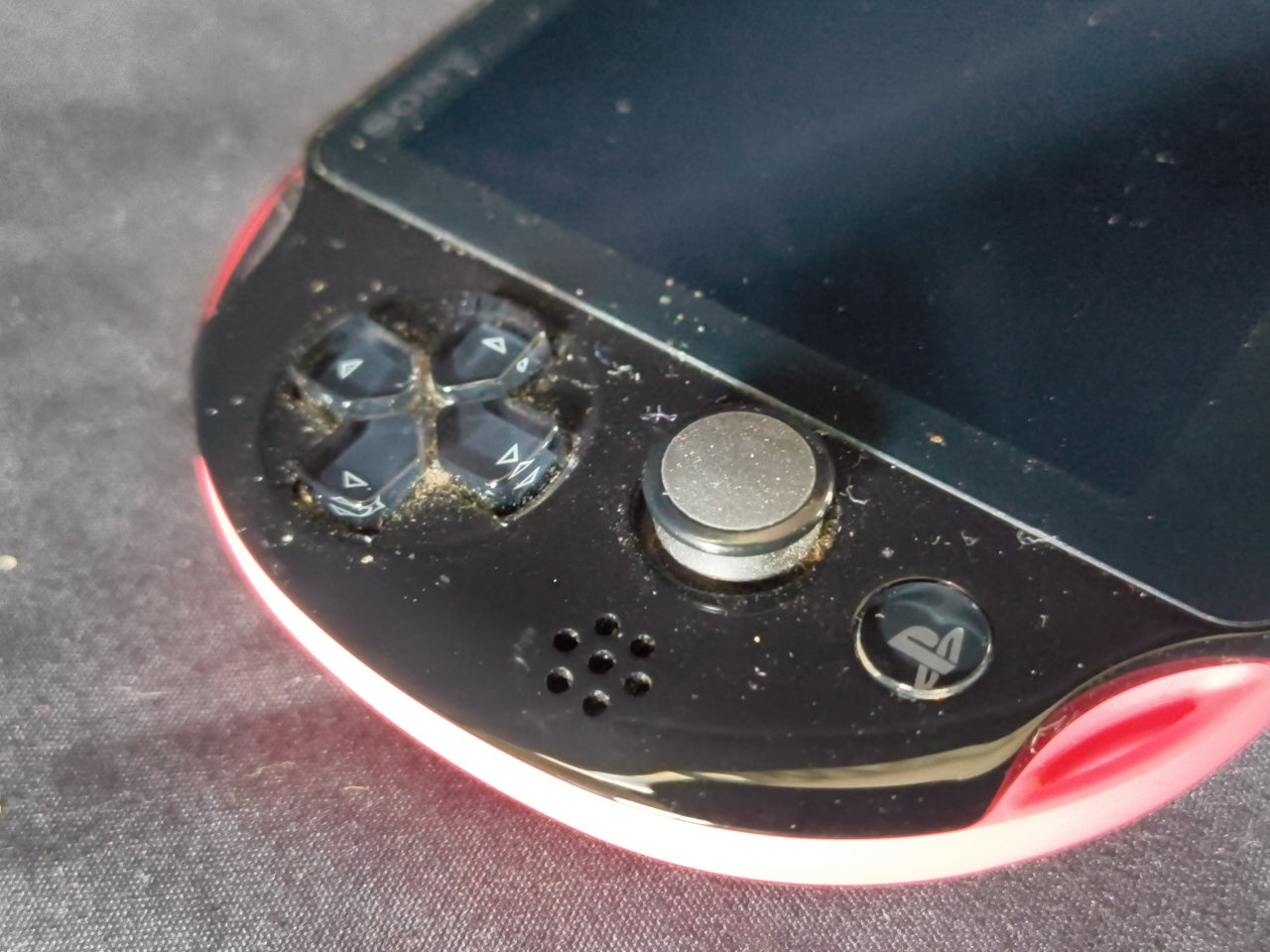 SONY PS Vita PCH-2000 ZA15 Pink Black Console/ Working, No charger-h0321-