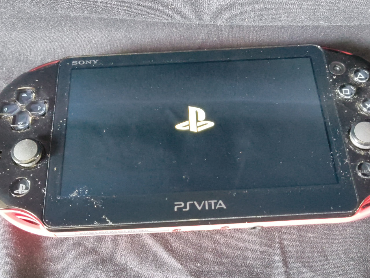 SONY PS Vita PCH-2000 ZA15 Pink Black Console/ Working, No charger-h0321-