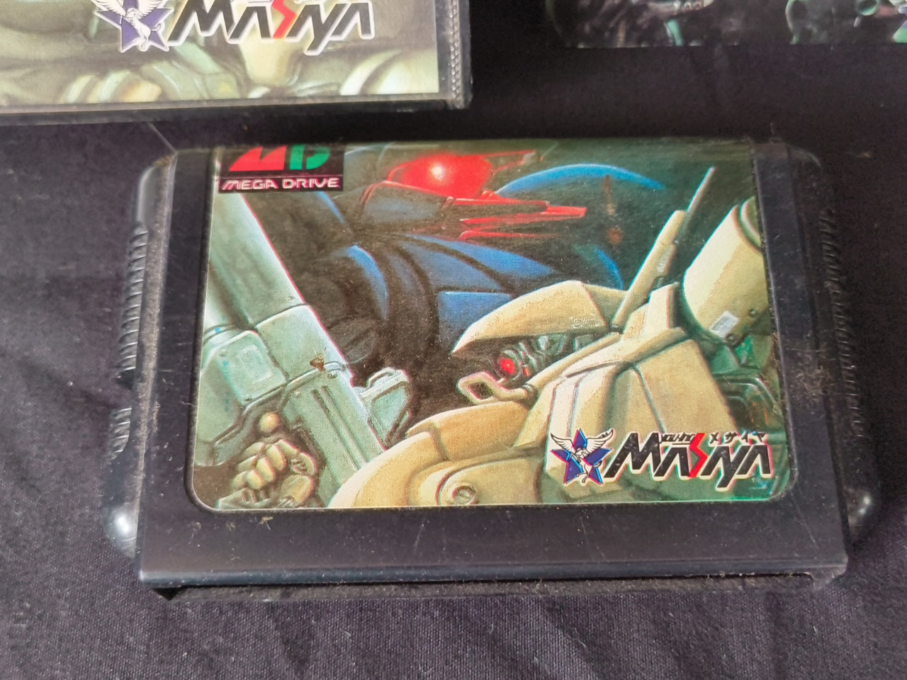 ASSAULT SUITS LEYNOS SEGA MEGA DRIVE Genesis W/Manual, Box, working Japan-h0324-