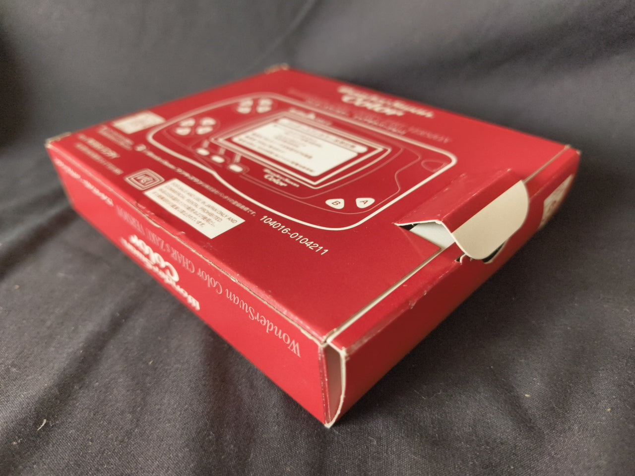 WONDERSWAN Color Console GUNDAM CHAR's ZAKU II Red Ver. w/manual, box set-h0324-