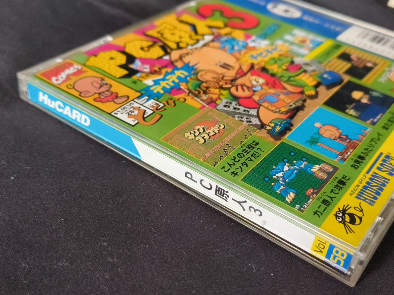 BONKS ADVENTURE 3 (PC Genjin 3) NEC PC Engine PCE TurboGrafx-16 Boxed set-h0327-