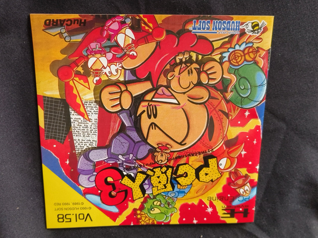 BONKS ADVENTURE 3 (PC Genjin 3) NEC PC Engine PCE TurboGrafx-16 Boxed set-h0327-