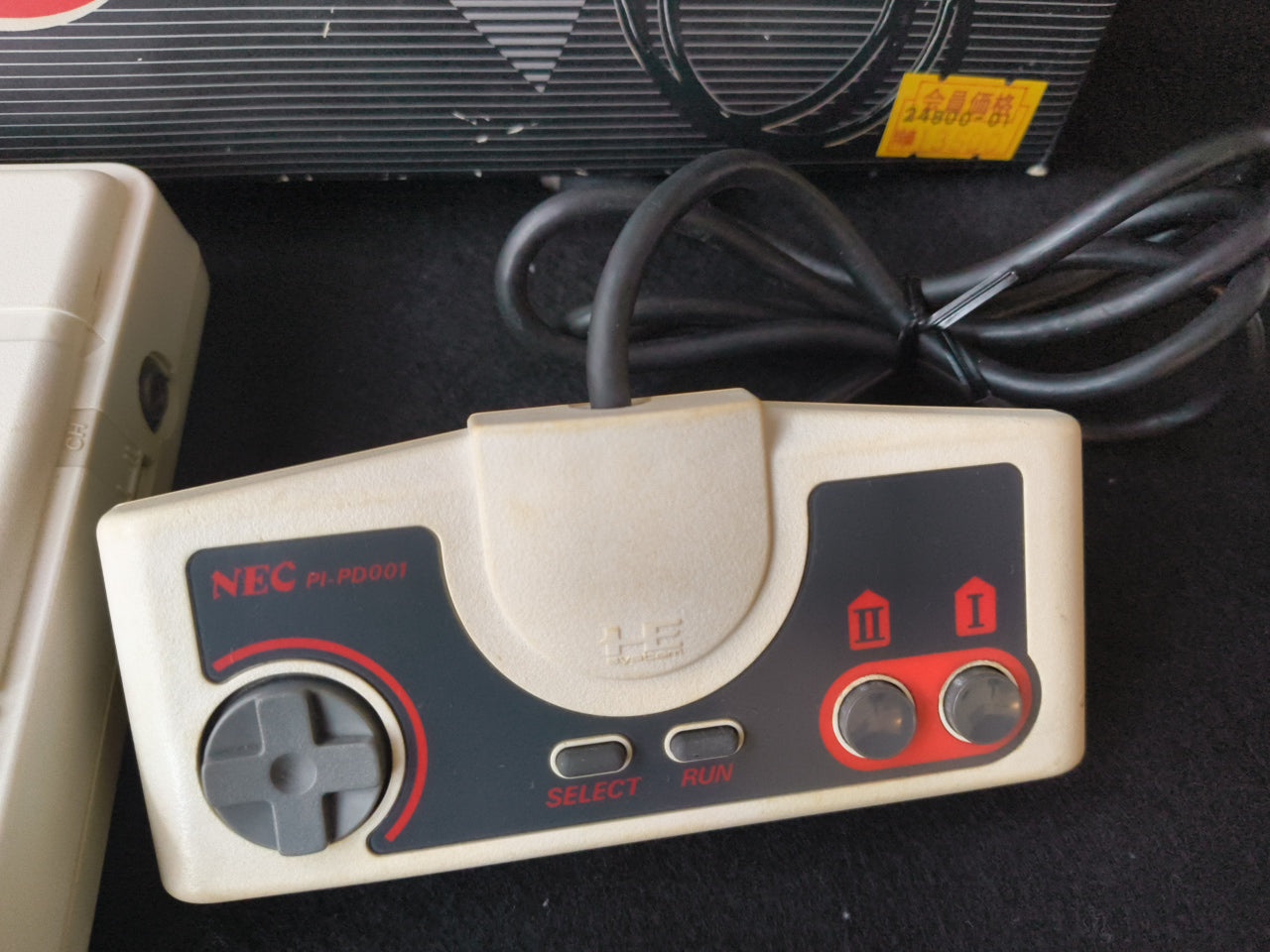 NEC PC Engine white Console (TurboGrafx-16) ,Pad, PSU, Game, Box set-h0328-