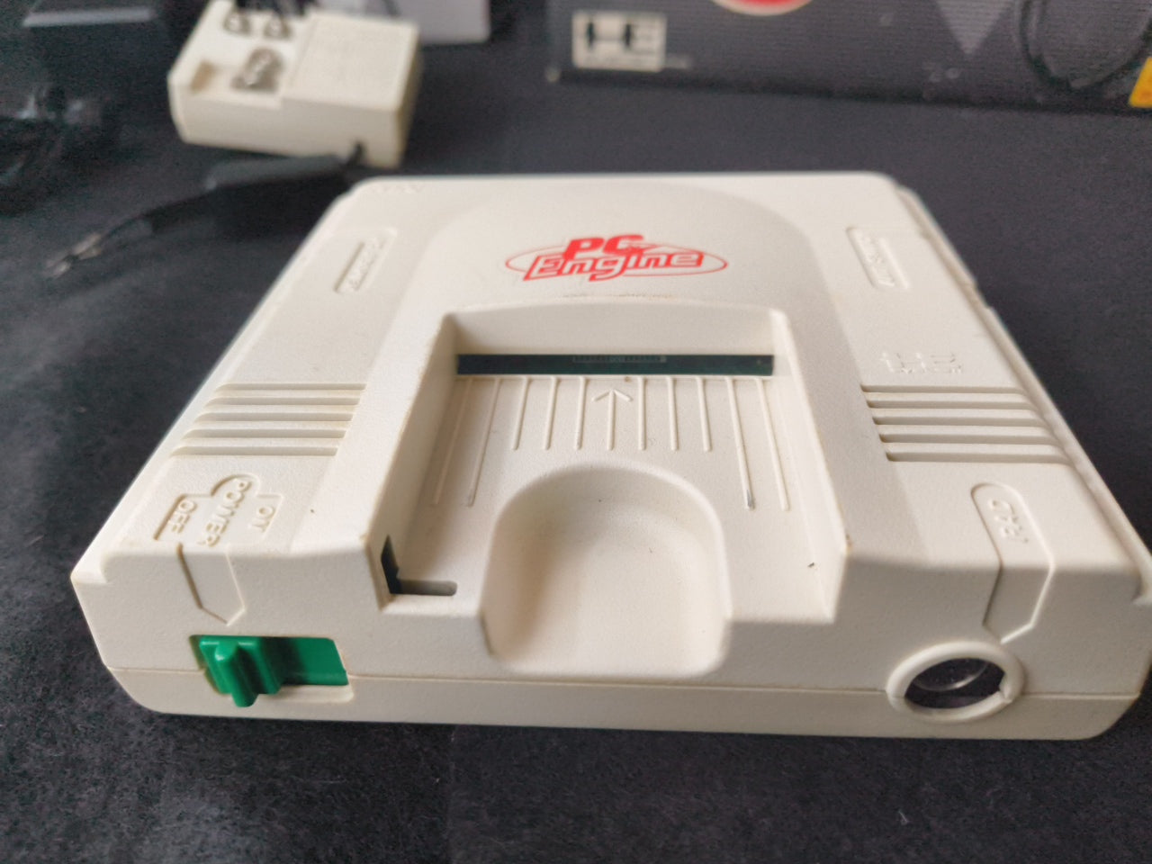 NEC PC Engine white Console (TurboGrafx-16) ,Pad, PSU, Game, Box set-h0328-