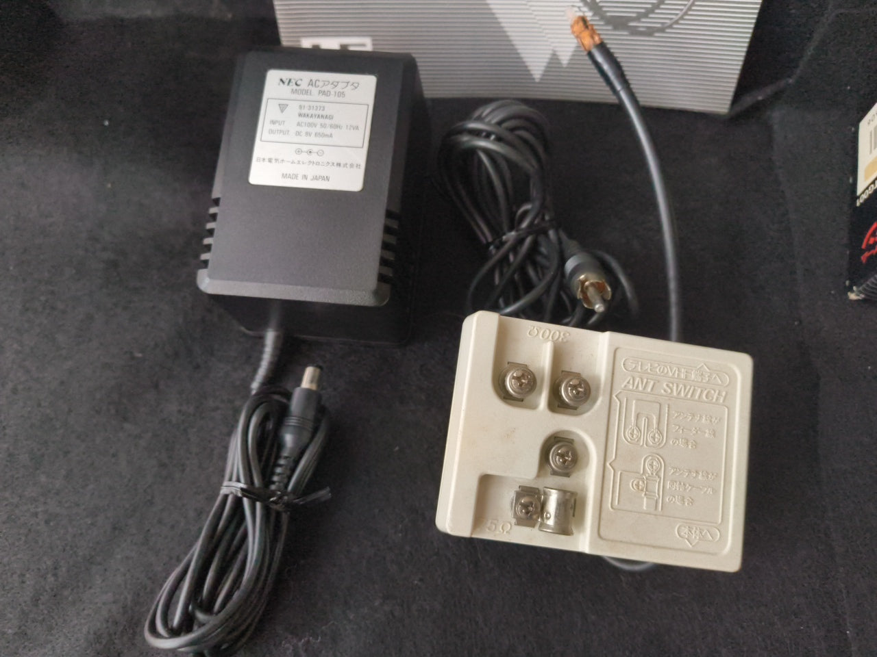 NEC PC Engine white Console (TurboGrafx-16) ,Pad, PSU, Game, Box set-h0328-