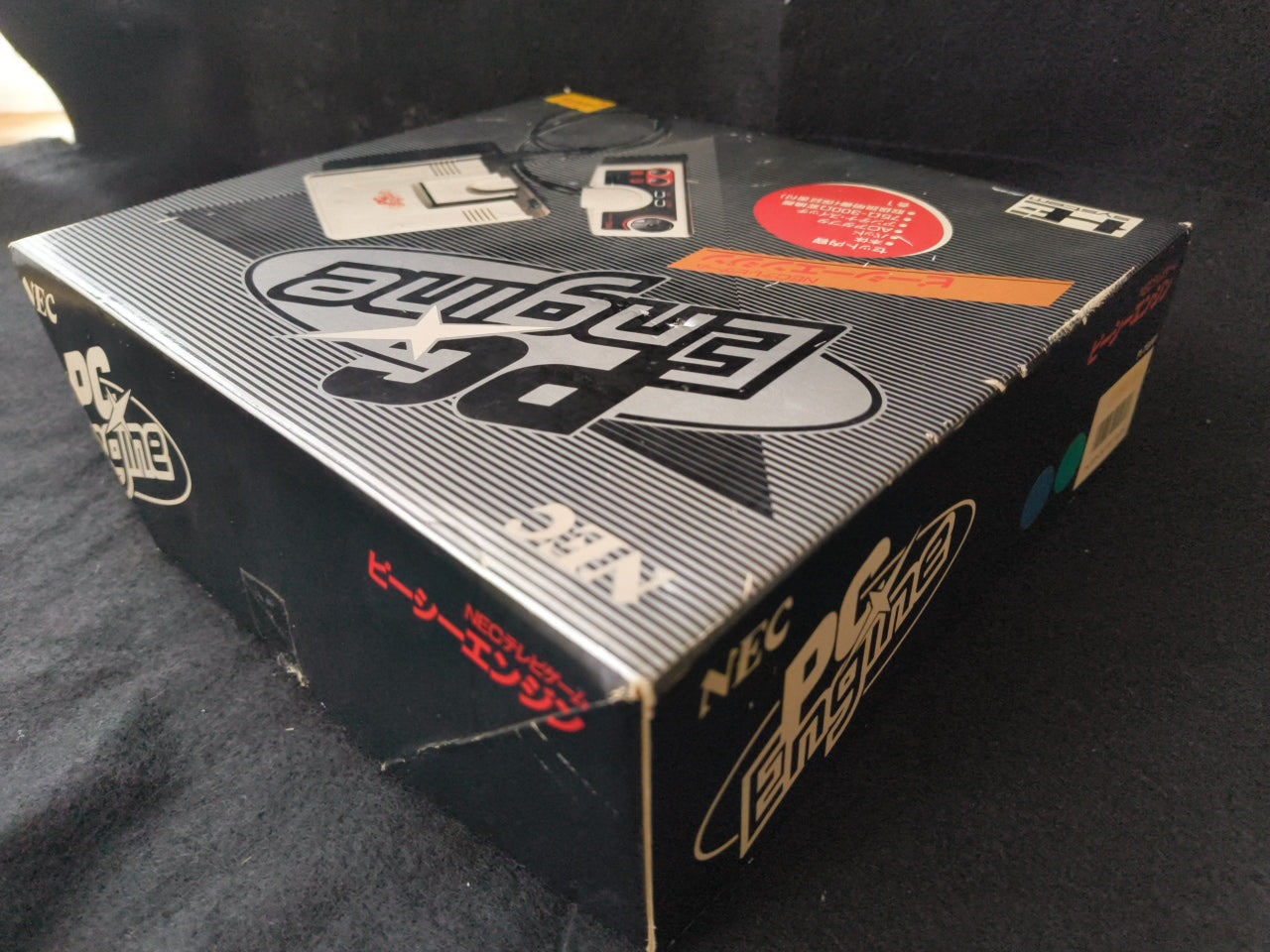 NEC PC Engine white Console (TurboGrafx-16) ,Pad, PSU, Game, Box set-h0328-