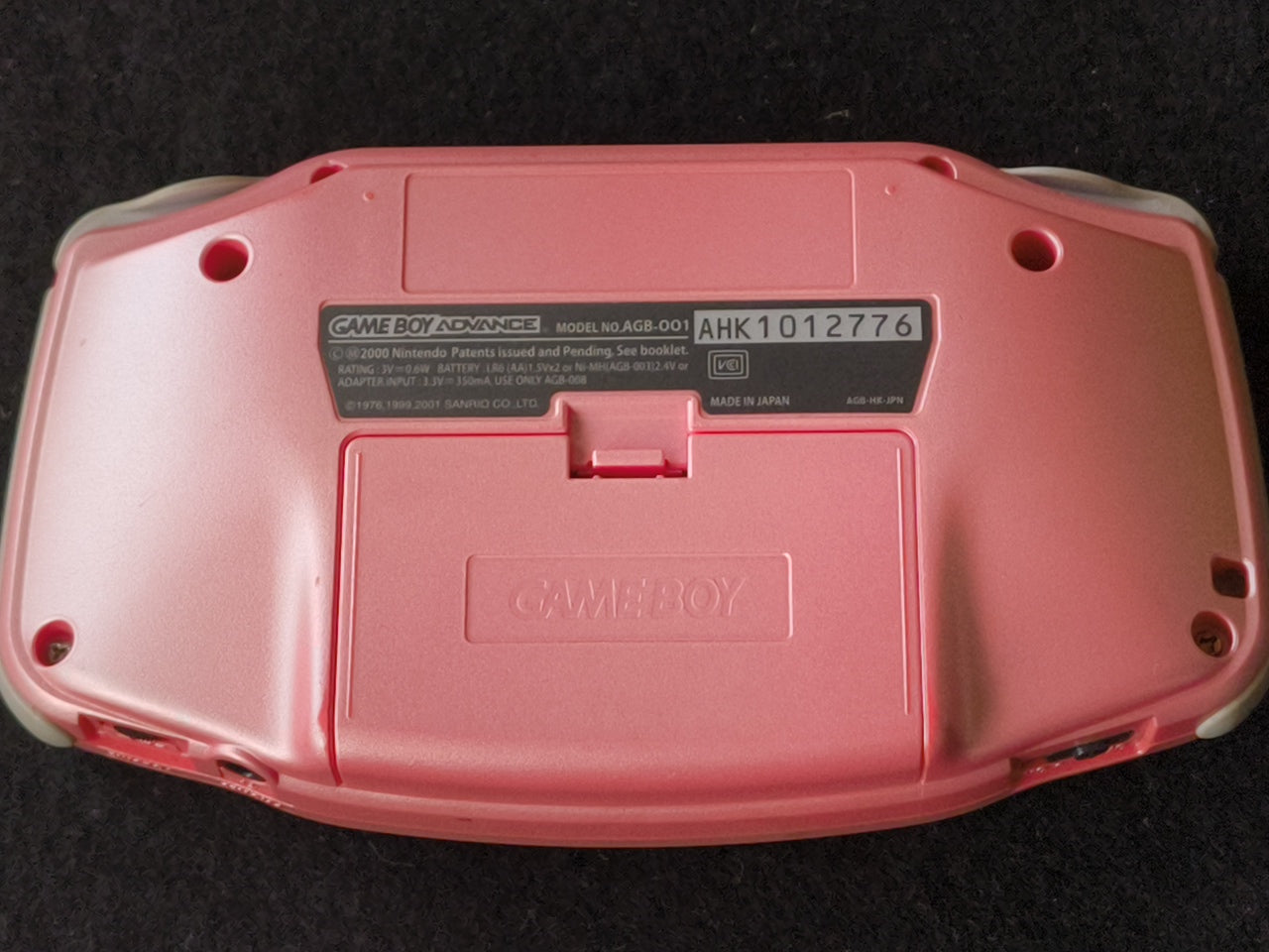 Hello Kitty Special Box LIMITED EDITION GAMEBOY ADVANCE CONSOLE /tested-h0330-