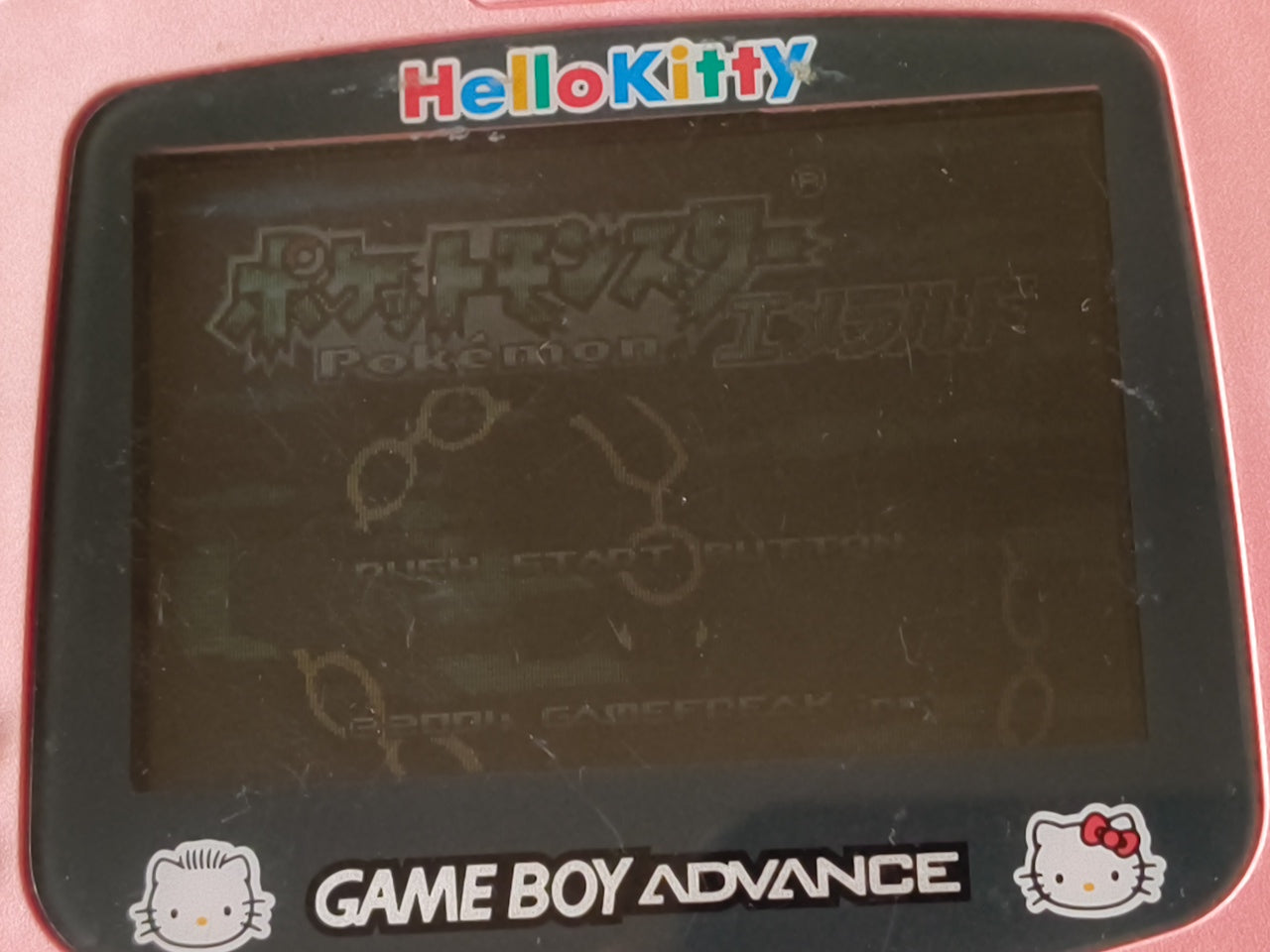Hello Kitty Special Box LIMITED EDITION GAMEBOY ADVANCE CONSOLE /tested-h0330-