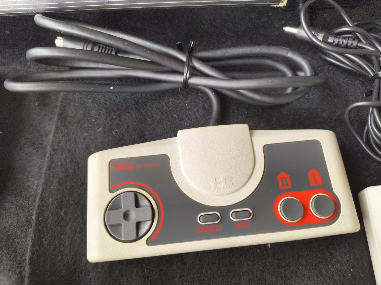 NEC PC Engine white Console (TurboGrafx-16) ,Pad, PSU, Game, Box set-h0330-