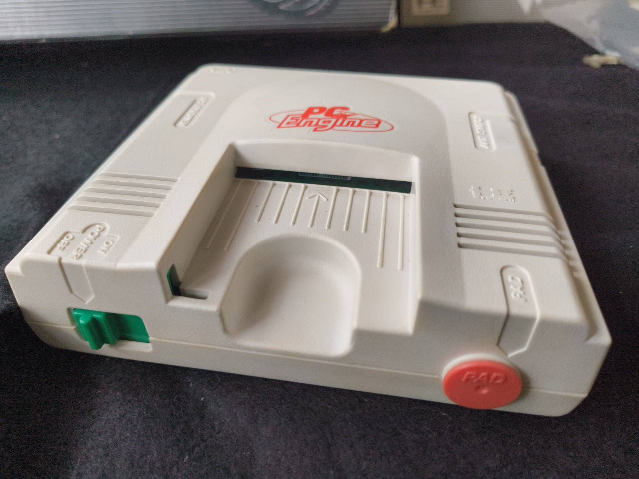 NEC PC Engine white Console (TurboGrafx-16) ,Pad, PSU, Game, Box set-h0330-