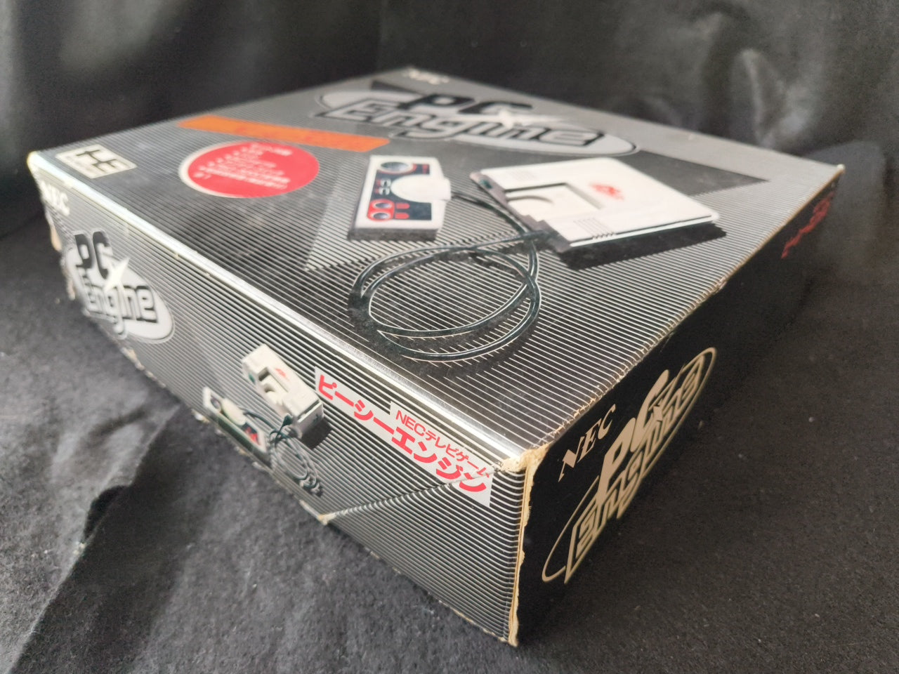 NEC PC Engine white Console (TurboGrafx-16) ,Pad, PSU, Game, Box set-h0330-