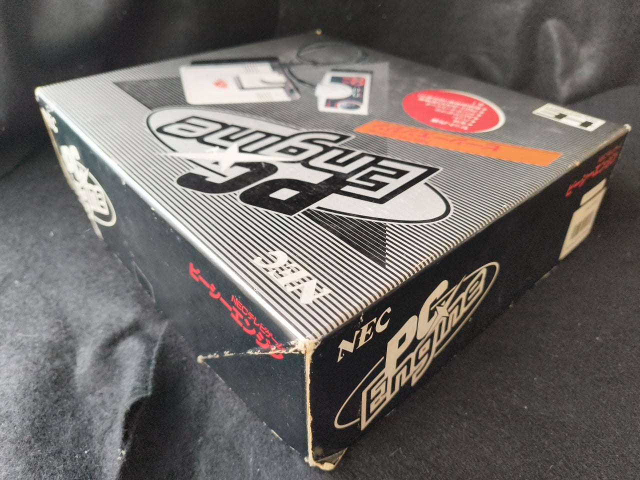 NEC PC Engine white Console (TurboGrafx-16) ,Pad, PSU, Game, Box set-h0330-