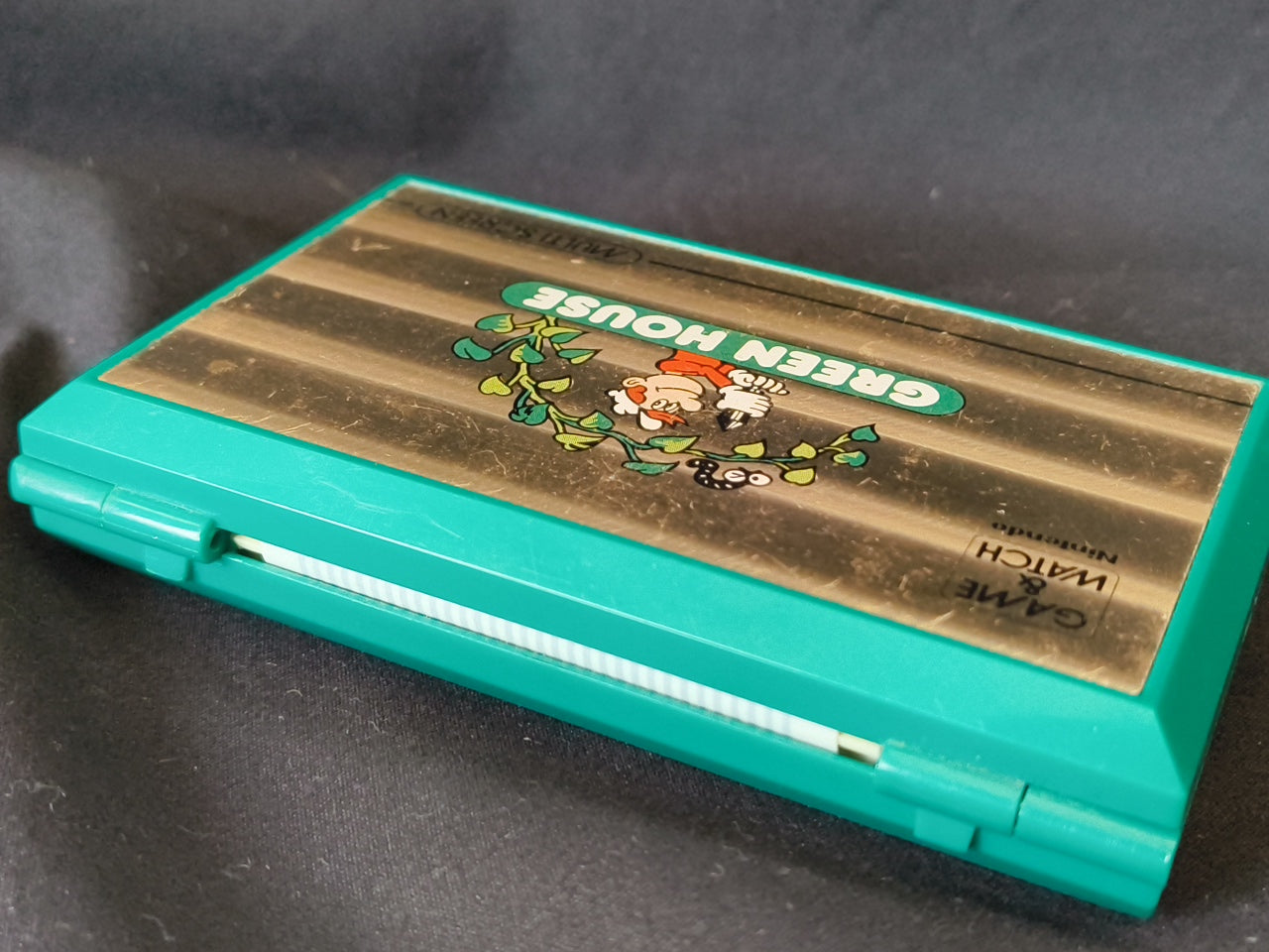 Used Nintendo Game & Watch GREEN HOUSE Multi Screen concole, working-h0331-