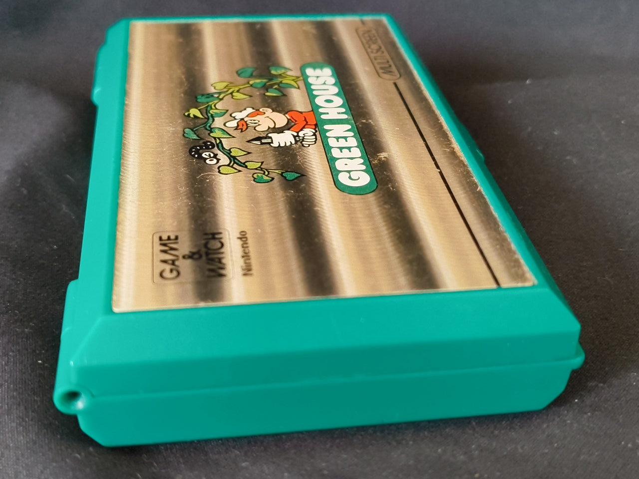 Used Nintendo Game & Watch GREEN HOUSE Multi Screen concole, working-h0331-