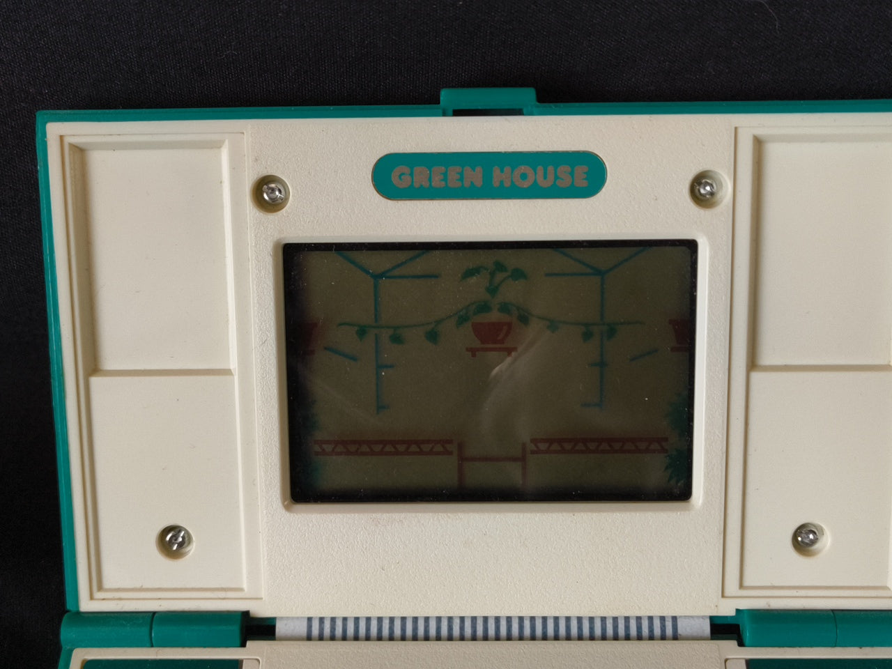Used Nintendo Game & Watch GREEN HOUSE Multi Screen concole, working-h0331-