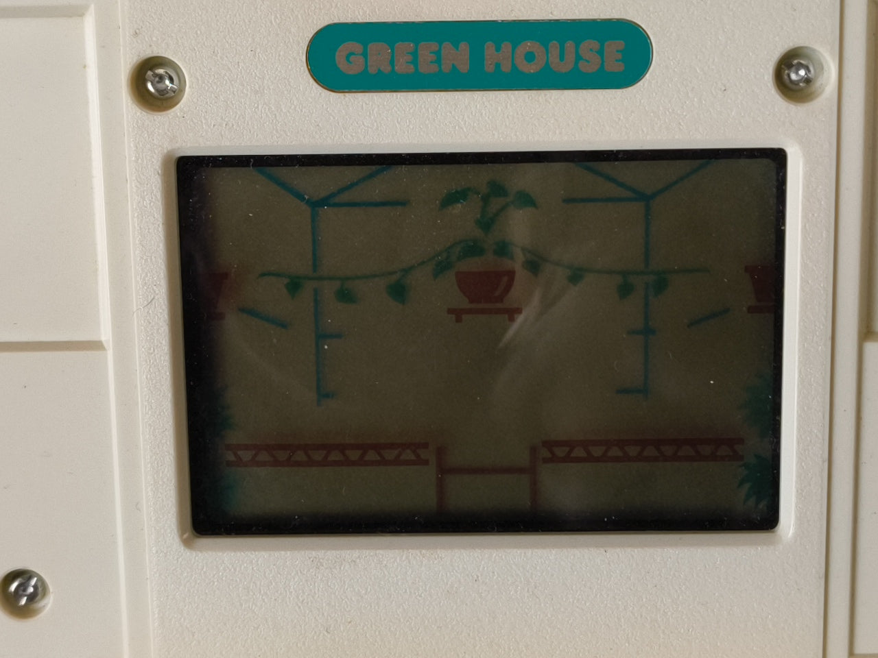 Used Nintendo Game & Watch GREEN HOUSE Multi Screen concole, working-h0331-