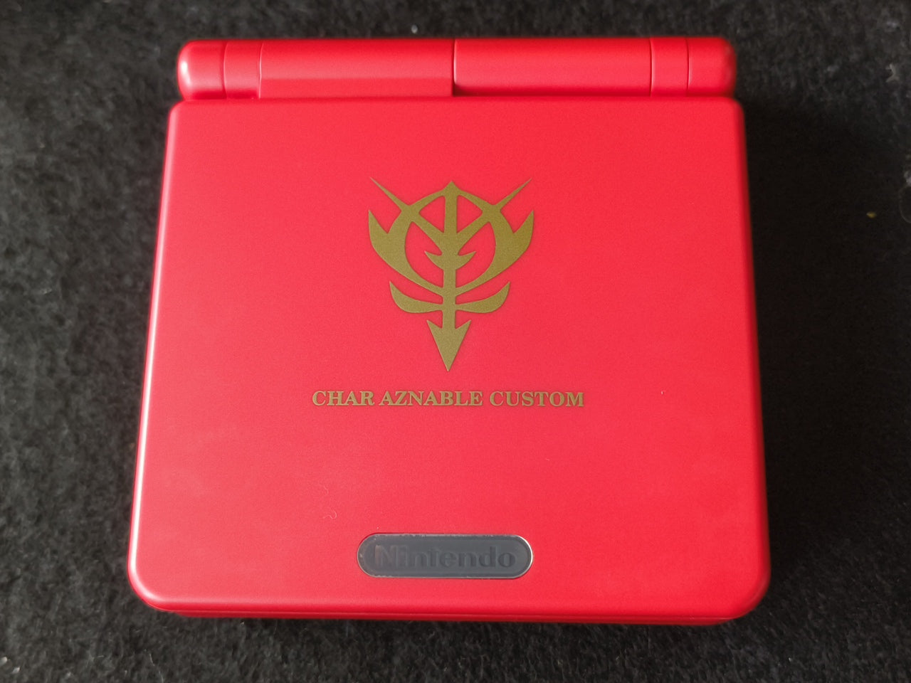 GUNDAM Exclusive use of Char LIMITED EDITION GAMEBOY ADVANCE SP CONSOLE -h0402-