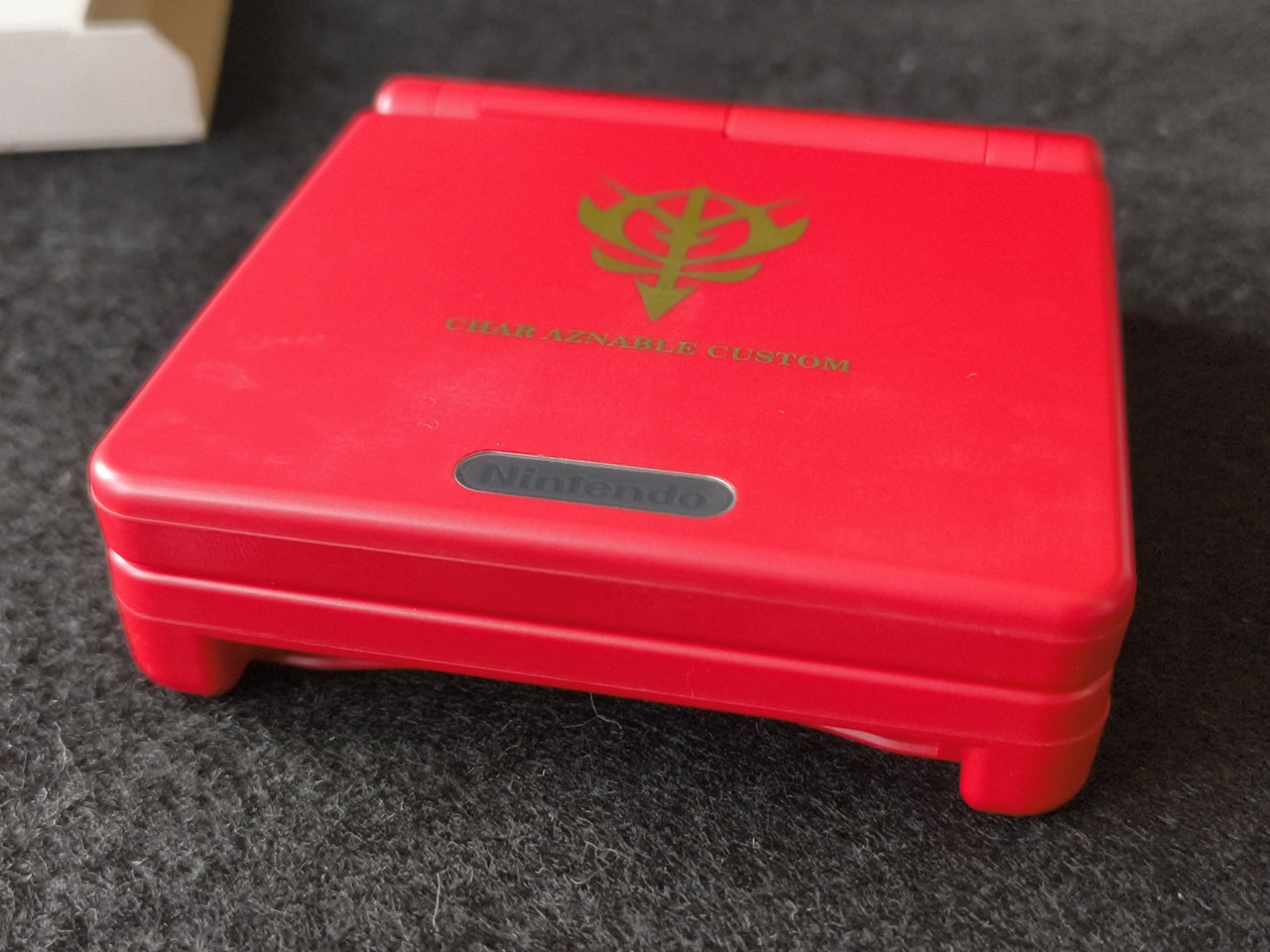 GUNDAM Exclusive use of Char LIMITED EDITION GAMEBOY ADVANCE SP CONSOLE -h0402-