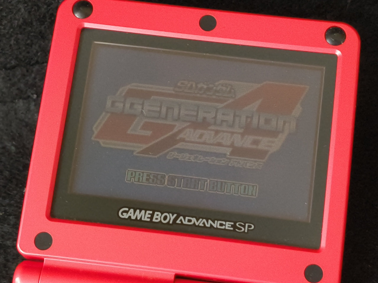 GUNDAM Exclusive use of Char LIMITED EDITION GAMEBOY ADVANCE SP CONSOLE -h0402-