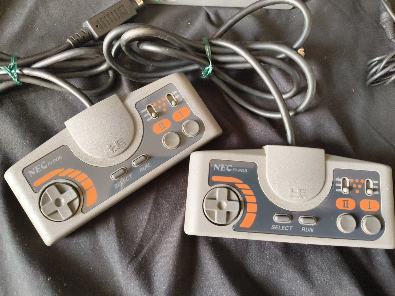 NEC PC Engine Coregrafx2 Console PI-TG7, Pads, PSU, AV cable, Game,working-h0407