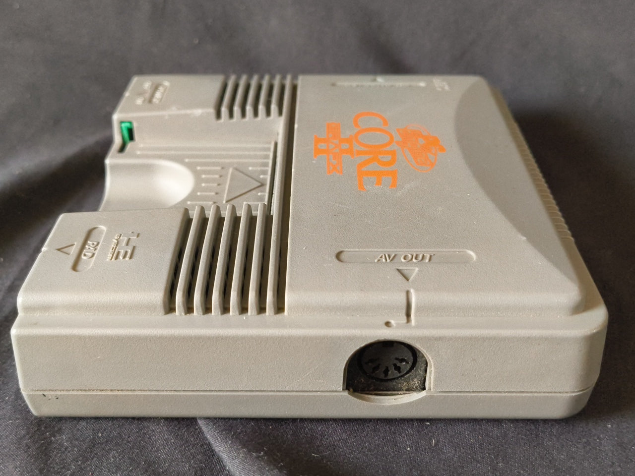 NEC PC Engine Coregrafx2 Console PI-TG7, Pads, PSU, AV cable, Game,working-h0407