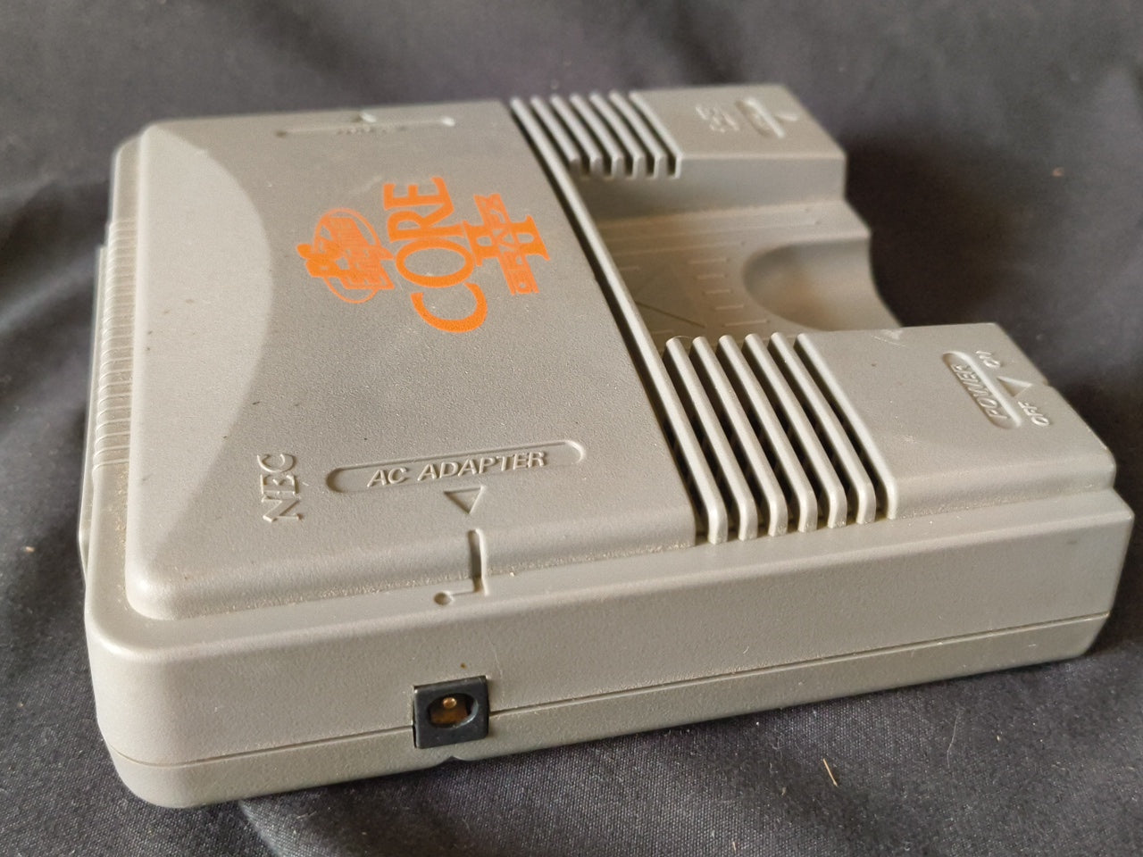 NEC PC Engine Coregrafx2 Console PI-TG7, Pads, PSU, AV cable, Game,working-h0407