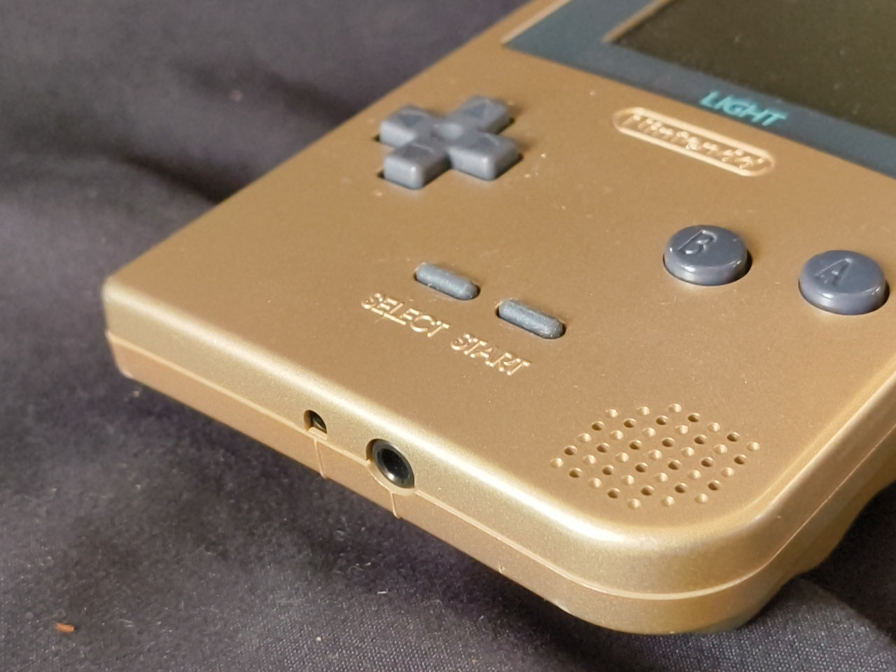 Nintendo Game boy Light Gold color console MGB-101,Manual, and box set-h0407-